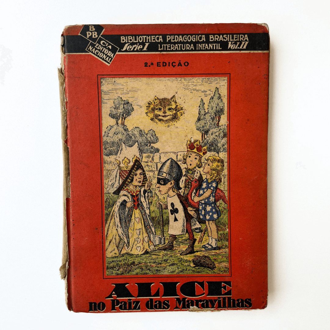 Livro Alice no Paiz das Maravilhas de 1933 - Segunda Edição