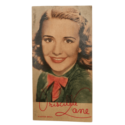 Cartão Colecionável Propaganda anos 1950 Sabonete Lever - Priscilla Lane