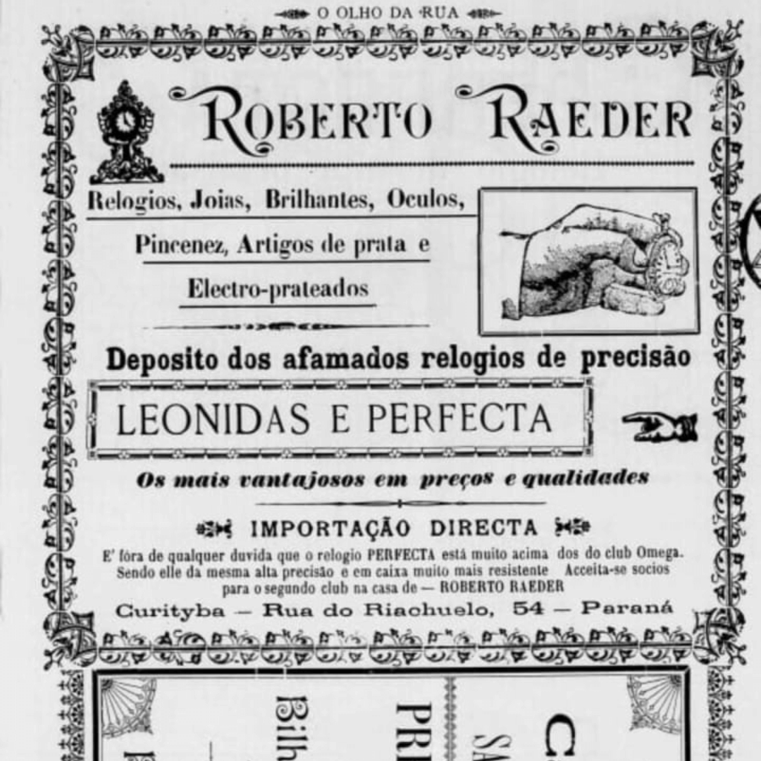 Relógio de Bolso Perfecta Curityba de 1920