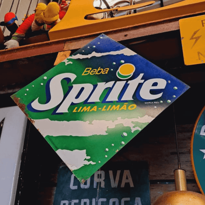 Placa Antiga em Lata - Sprite