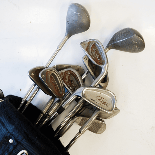 Conjunto de Tacos de Golf Vintage Colecionáveis