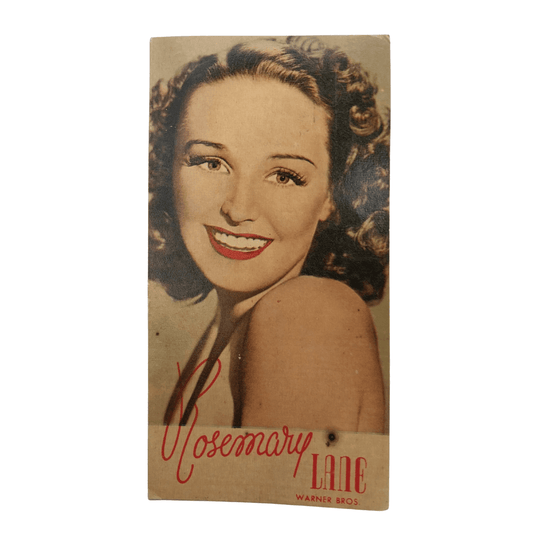 Cartão Colecionável Propaganda anos 1950 Sabonete Lever - Rosemary Lane