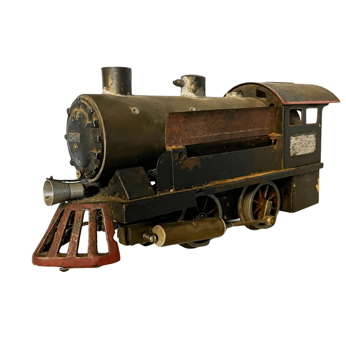 Locomotiva à Vapor Alemã/Brasileira em Ferro dos anos 1920
