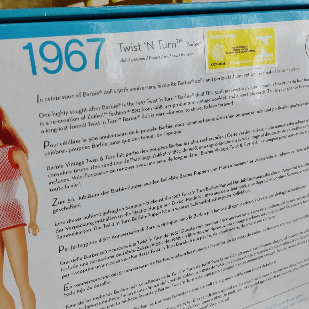 Barbie Twist 'N Turn 1967 - Edição Colecionável