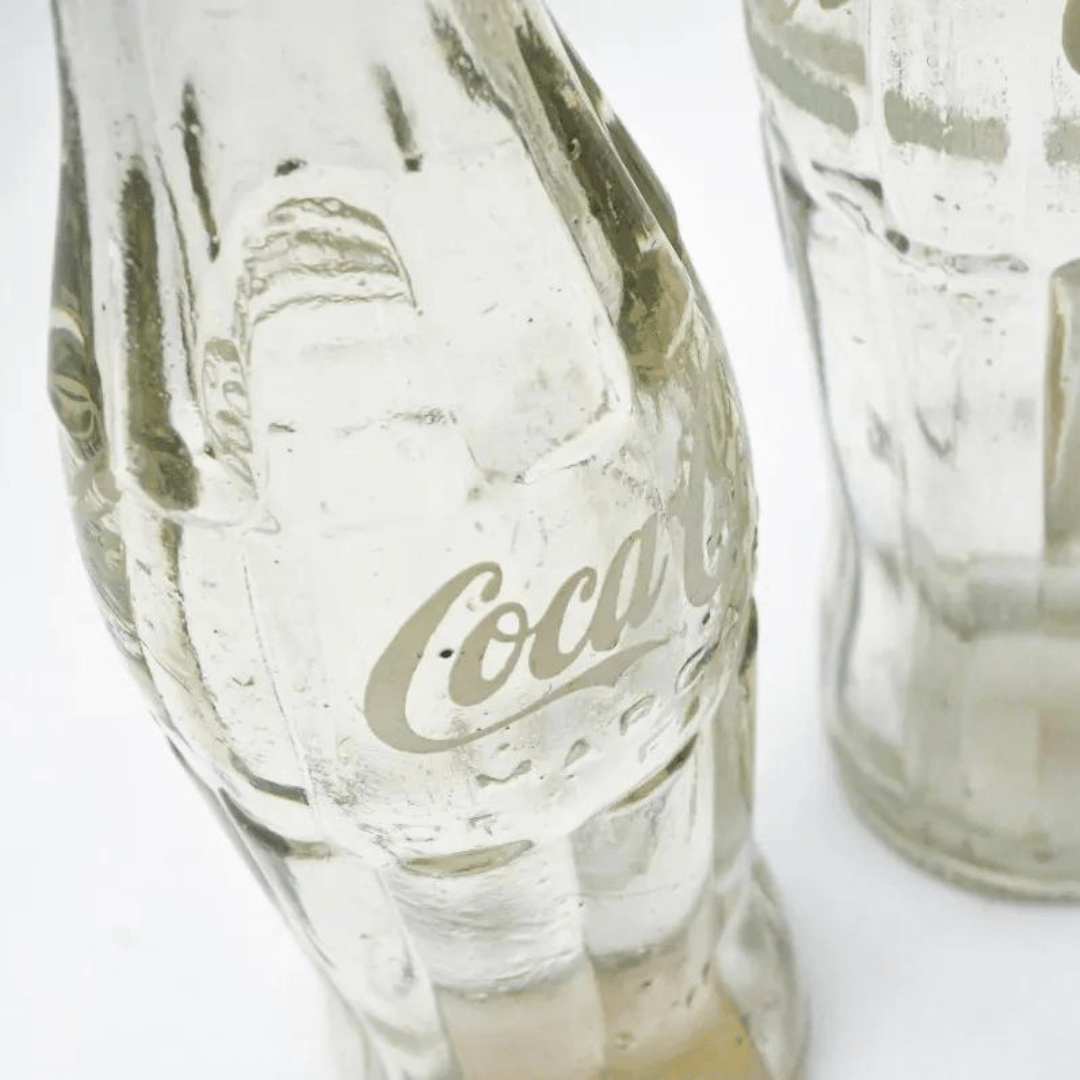 Garrafas Vintage Coca-Cola anos 1980