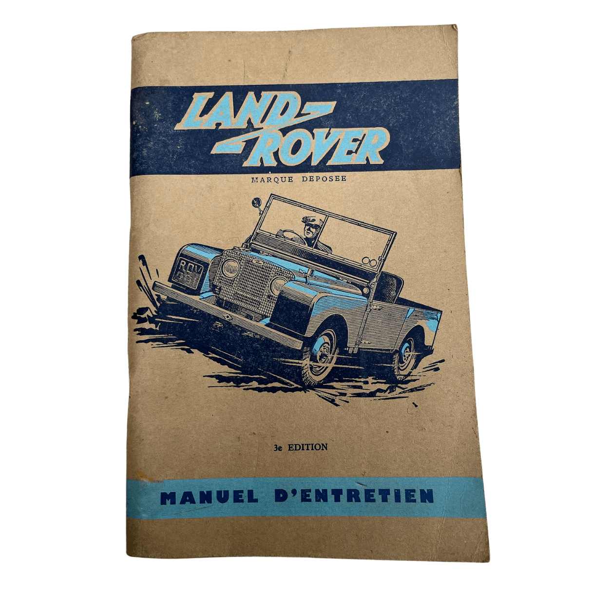 Raro Manual Land Rover de 1951