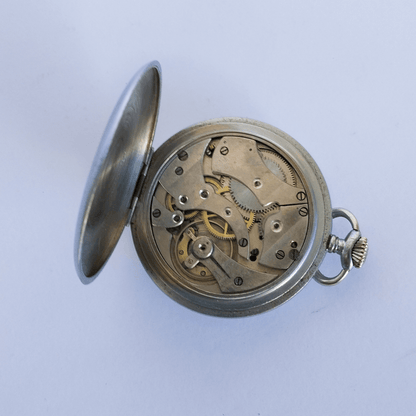 Relógio de Bolso Suíço Eberhard & Co dos anos 1940