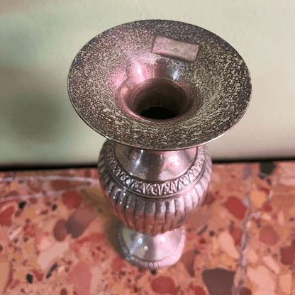 Vaso de Metal Francês Antigo