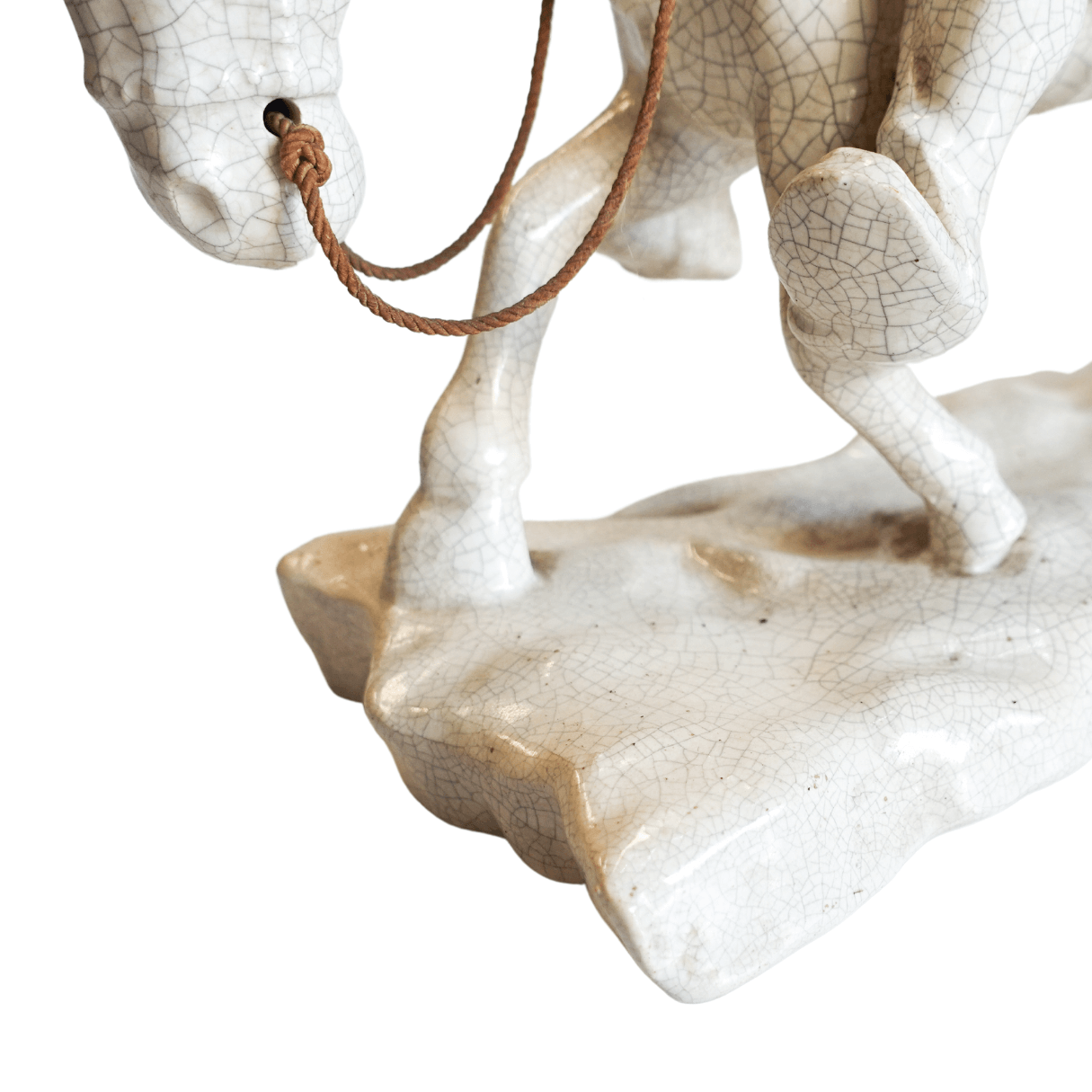 Escultura Antiga - Nordestino e Seu Cavalo