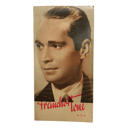 Cartão Colecionável Propaganda anos 1950 Sabonete Lever - Franchot Tone