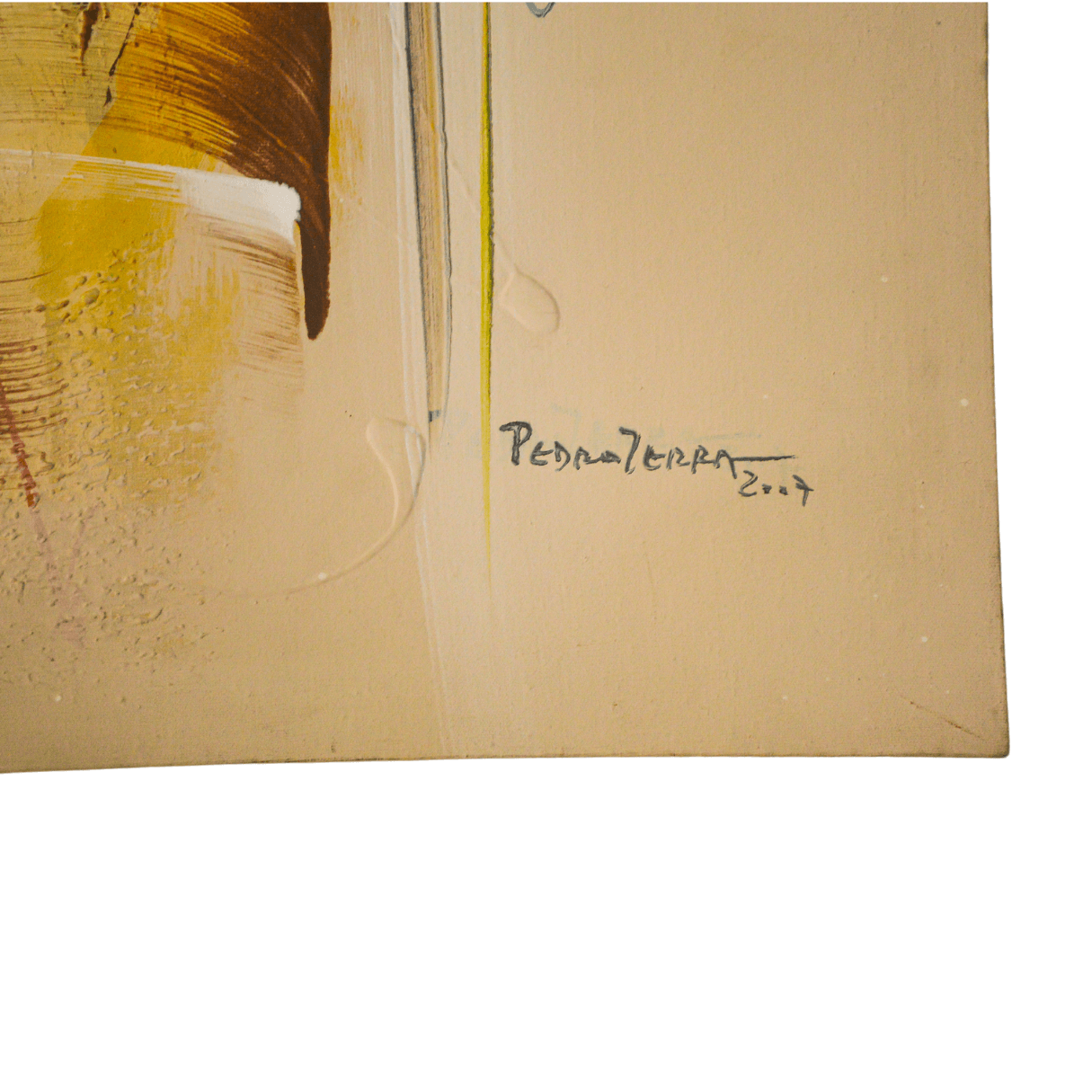 Quadro Abstrato Pedro Terra de 2007