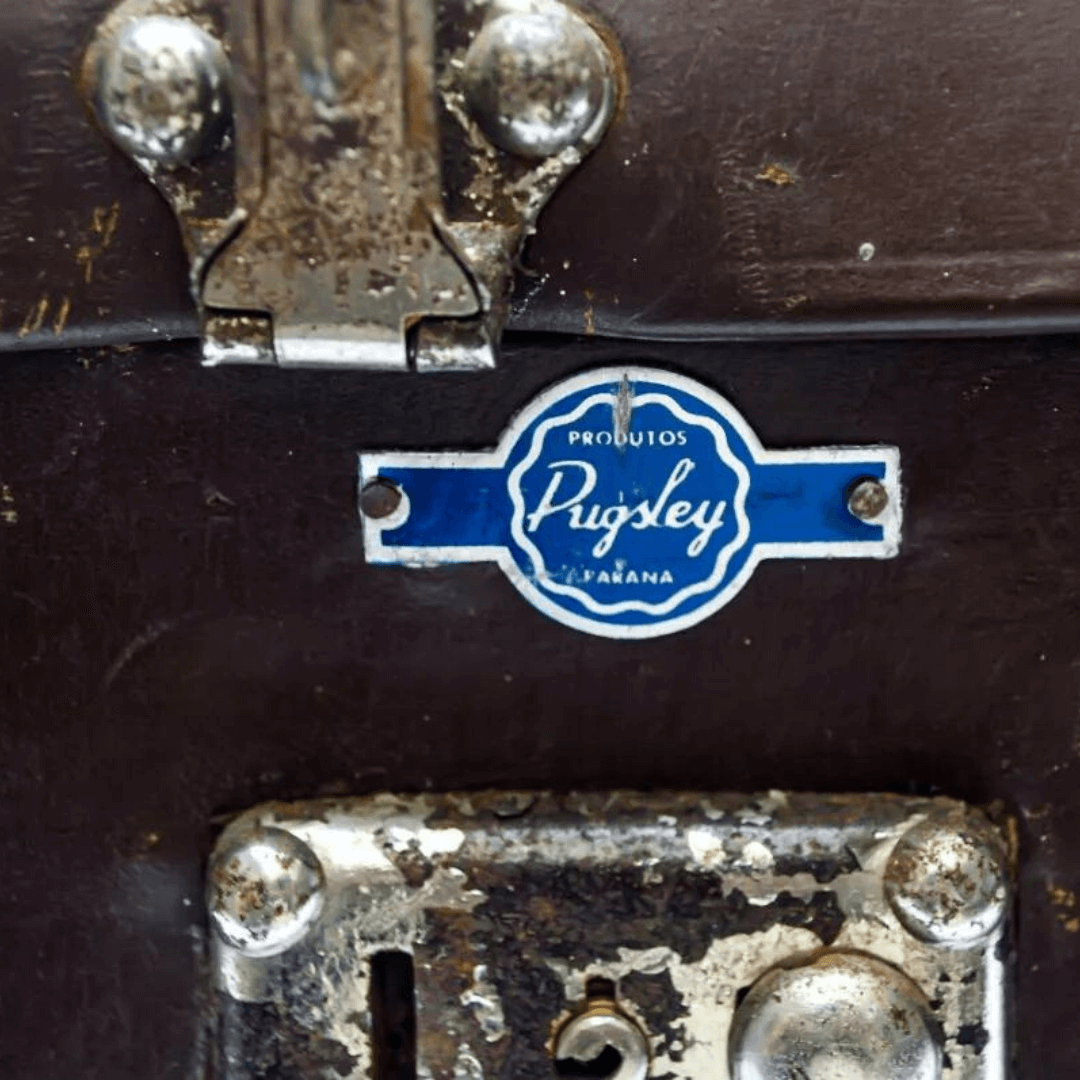 Necessaire Antiga Pugsley anos 1950 - Decoração