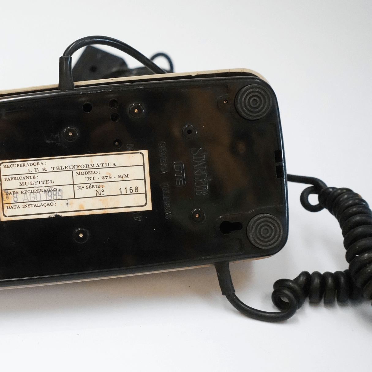 Telefone Ericsson Tijolinho Antigo dos anos 1970
