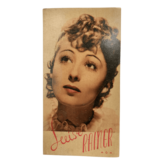 Cartão Colecionável Propaganda anos 1950 Sabonete Lever - Luise Rainer