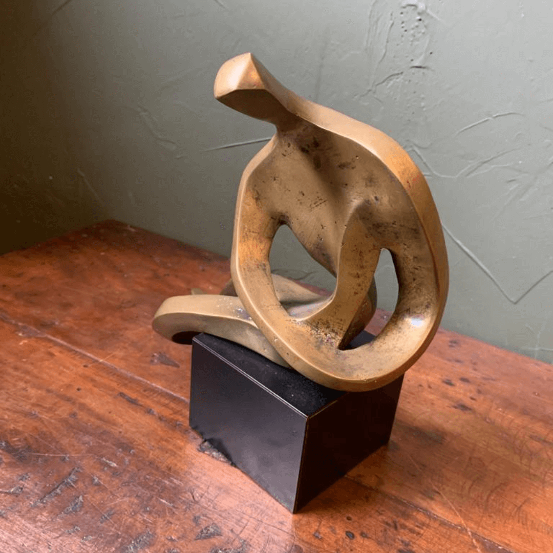 Escultura Atleta em Bronze - Dinorah Rosencrantz