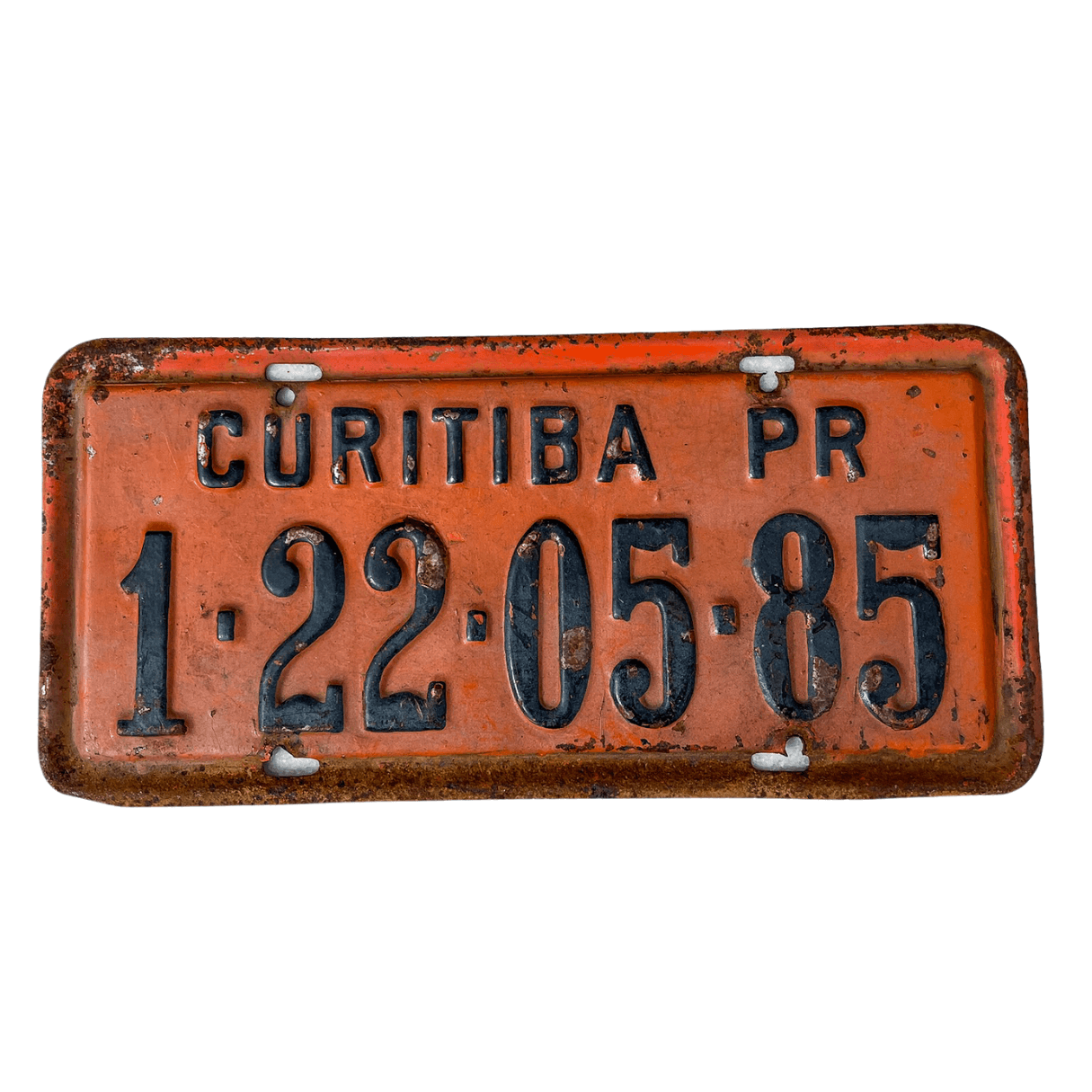 Placa Decorativa Vintage Curitiba