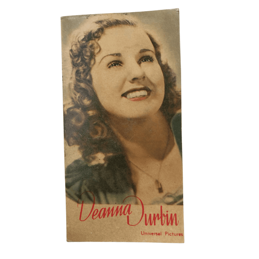 Cartão Colecionável Propaganda anos 1950 Sabonete Lever - Deanna Durbin