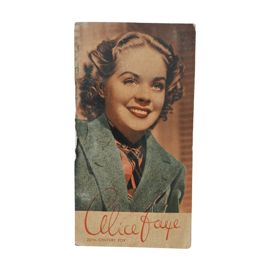 Cartão Colecionável Propaganda anos 1950 Sabonete Lever - Alice Faye