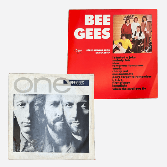 Dupla de Discos de Vinil do Bee Gees - anos 1980