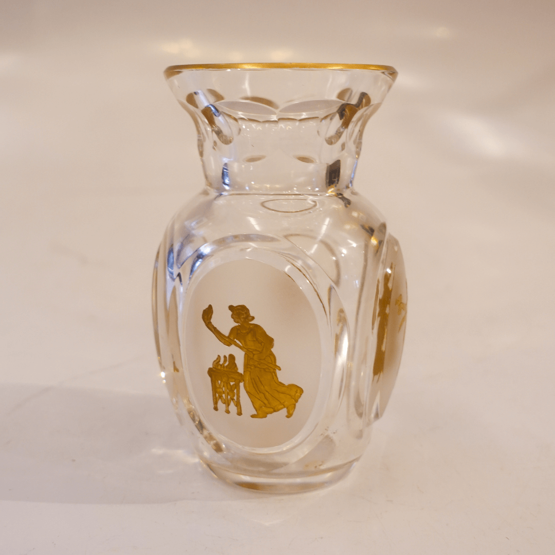 Vaso em Cristal Val Saint Lambert - Danse de Flore