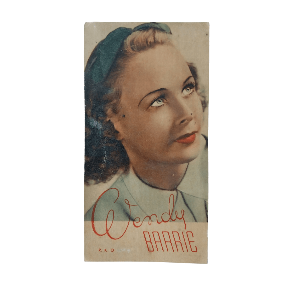 Cartão Colecionável Propaganda anos 1950 Sabonete Lever - Wendy Barrie