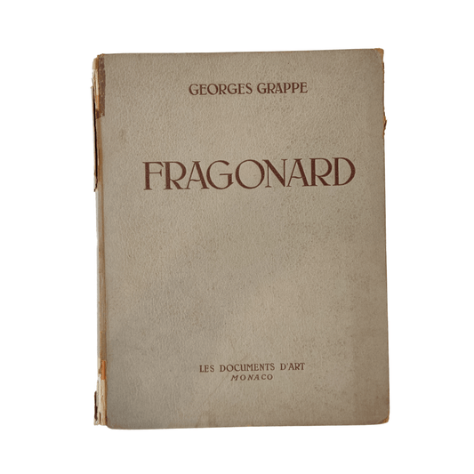 Livro Antigo a Vida e Obras de Fragonard - Edição de 1946