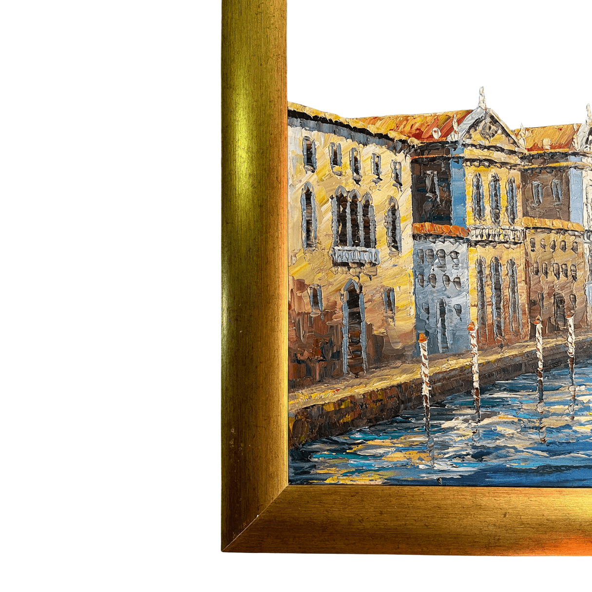 Quadro Emoldurado Vintage Veneza