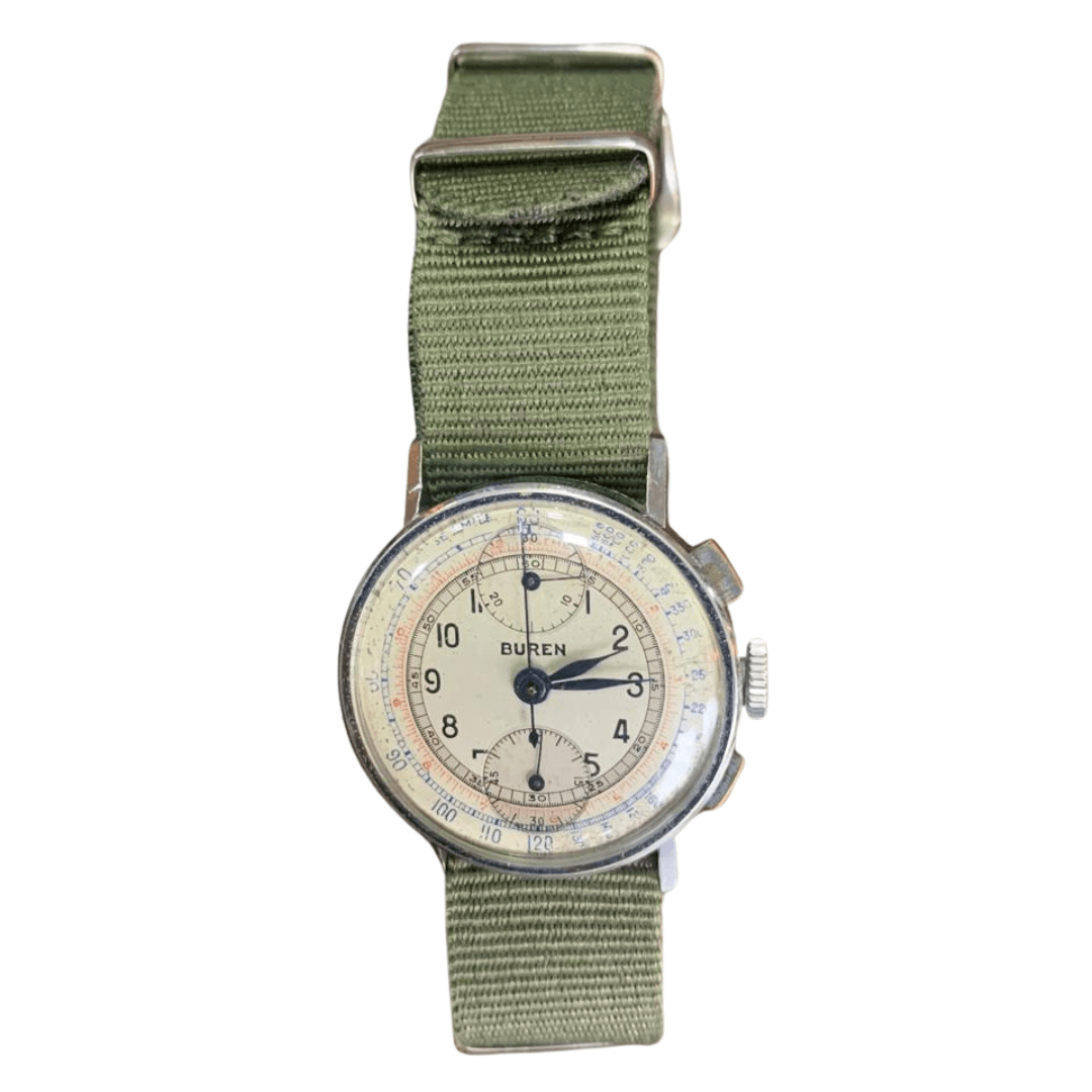 Relógio Suíço Buren Militar dos anos 1940
