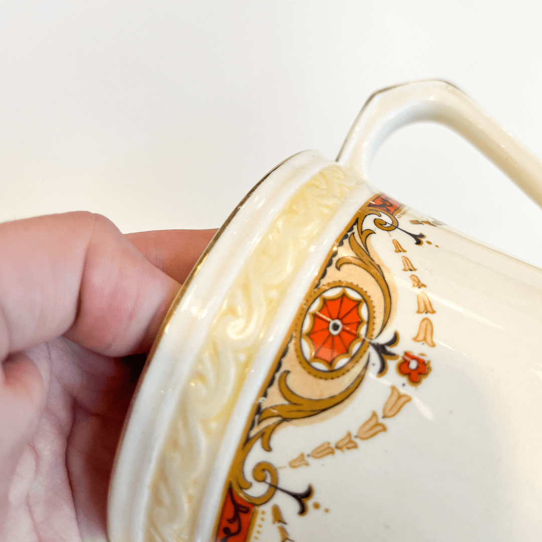 Conjunto de Chá Vintage em Porcelana Inglesa J&G Meakin