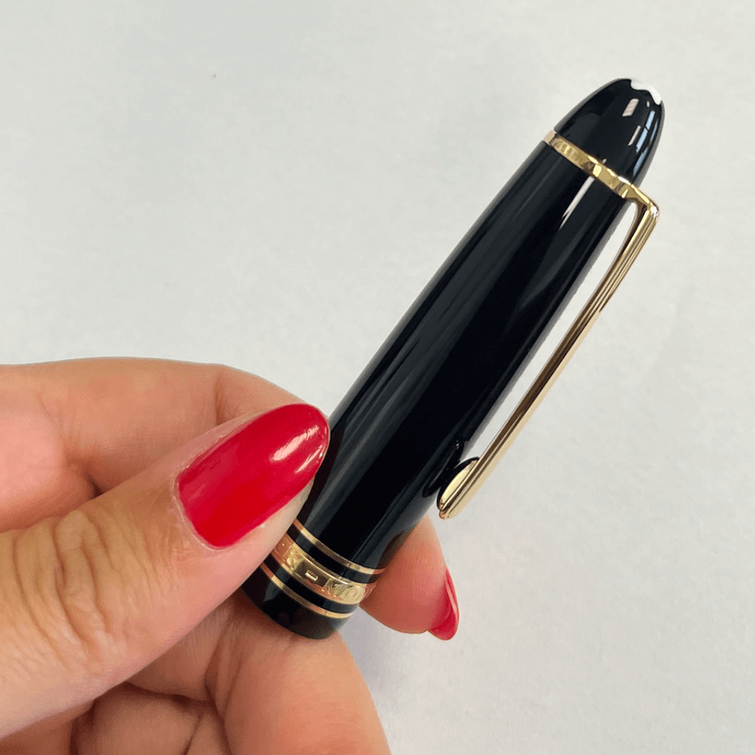 Caneta Rollerball Montblanc Meisterstück 162 Le Grand Preta - 1990