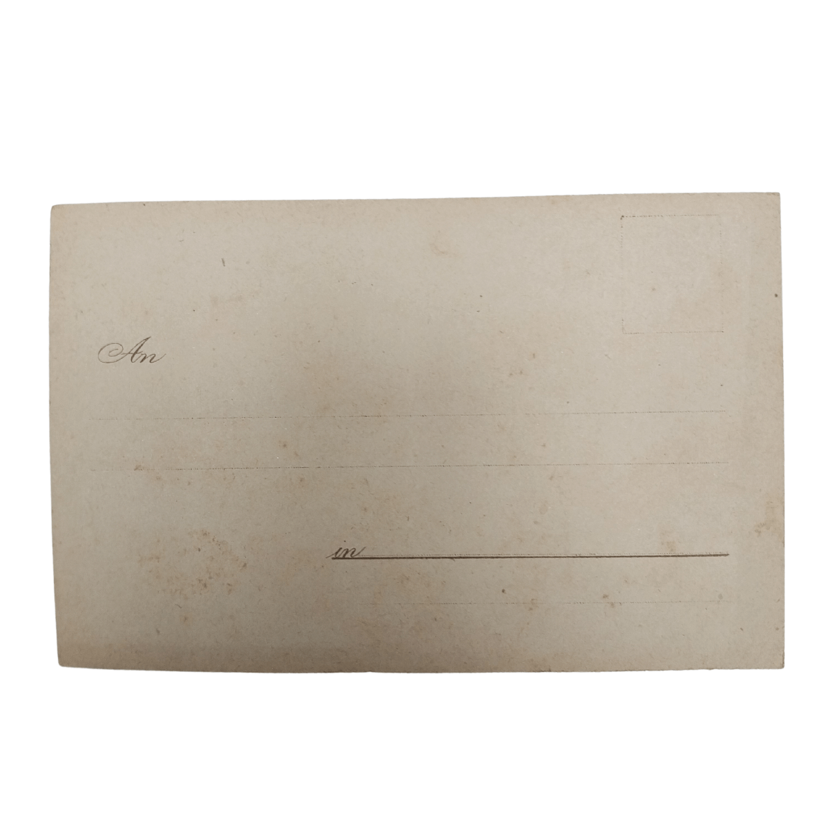 Cartão Postal Antigo Alemão de Ano Novo (Prosit Neujahr) - Homem