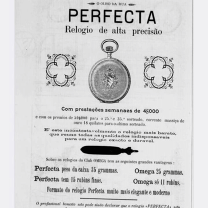 Relógio de Bolso Perfecta Curityba de 1920