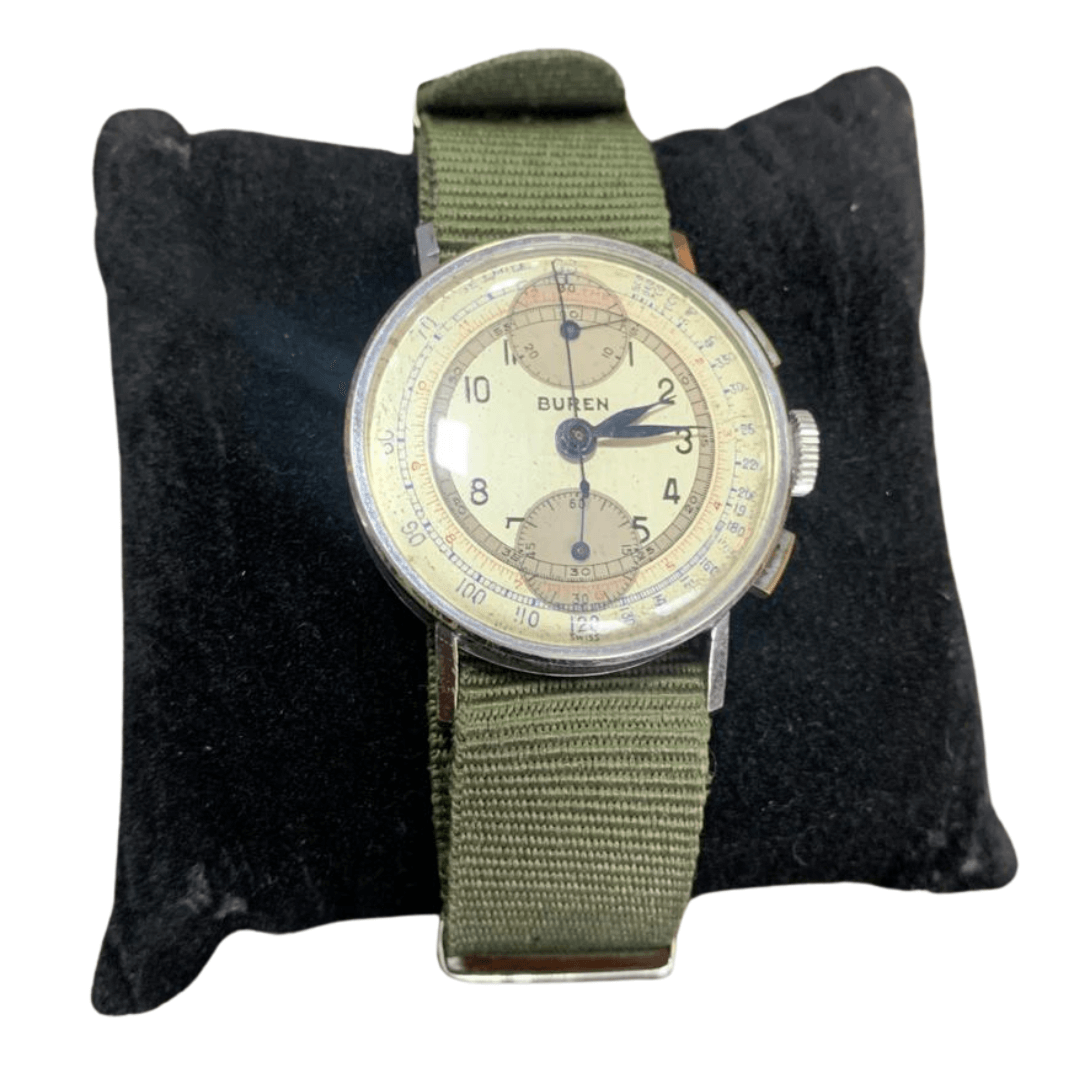 Relógio Suíço Buren Militar dos anos 1940