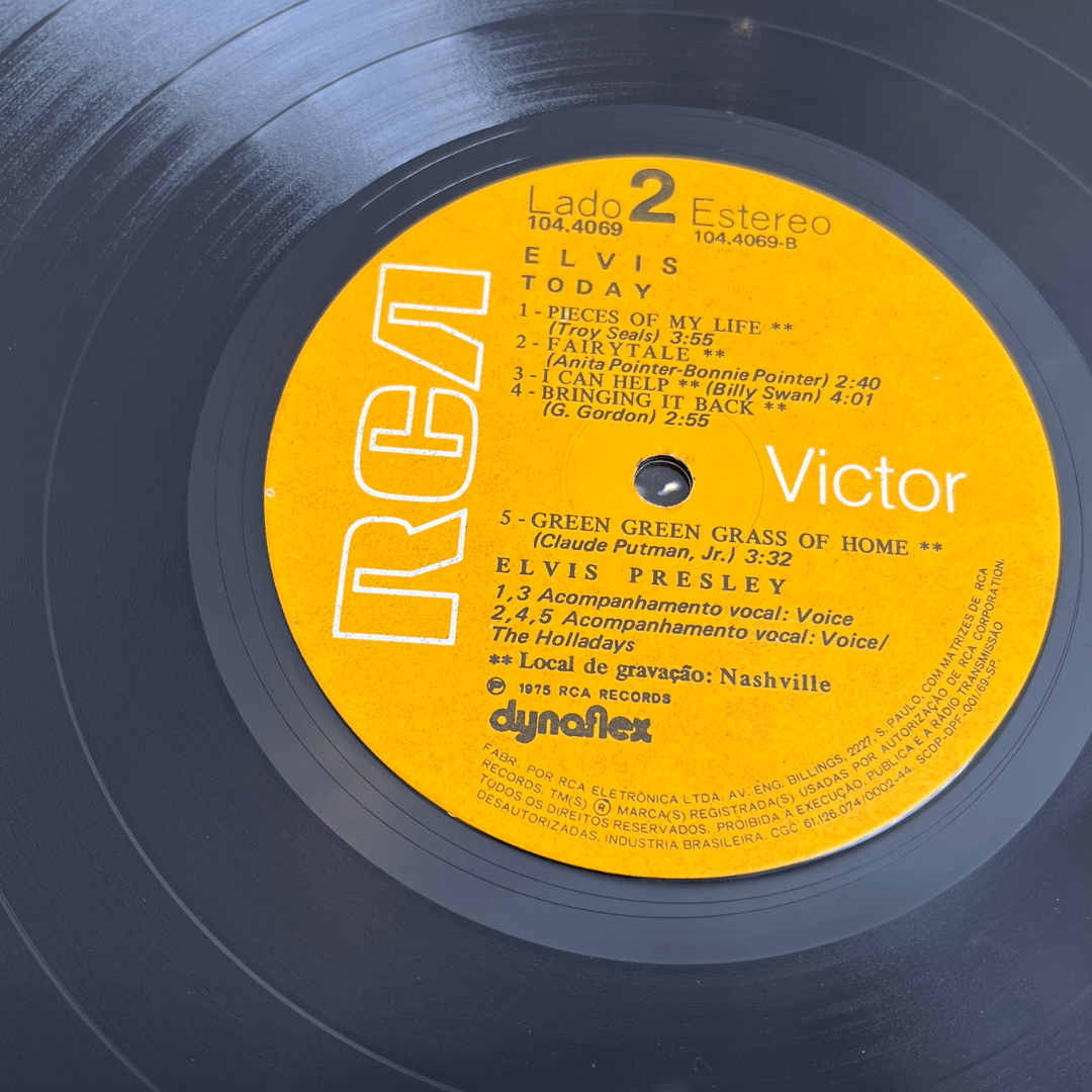 Disco de Vinil Elvis Presley Today de 1975