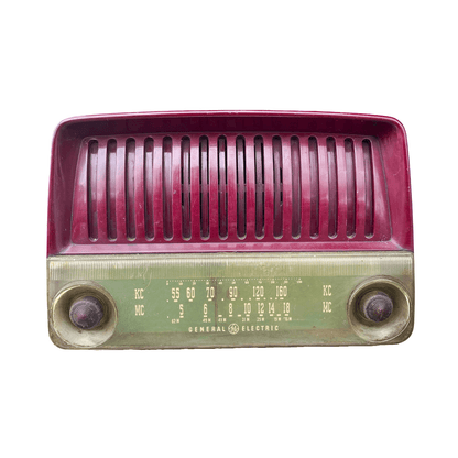 Rádio Vintage Valvulado General Electric MC 125 anos 1950