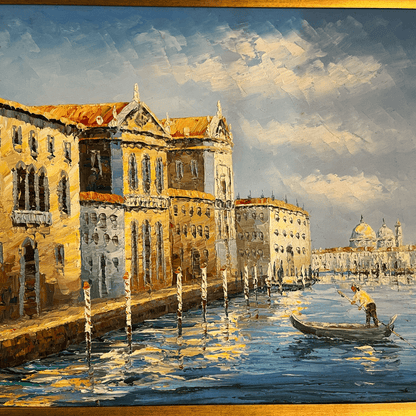 Quadro Emoldurado Vintage Veneza