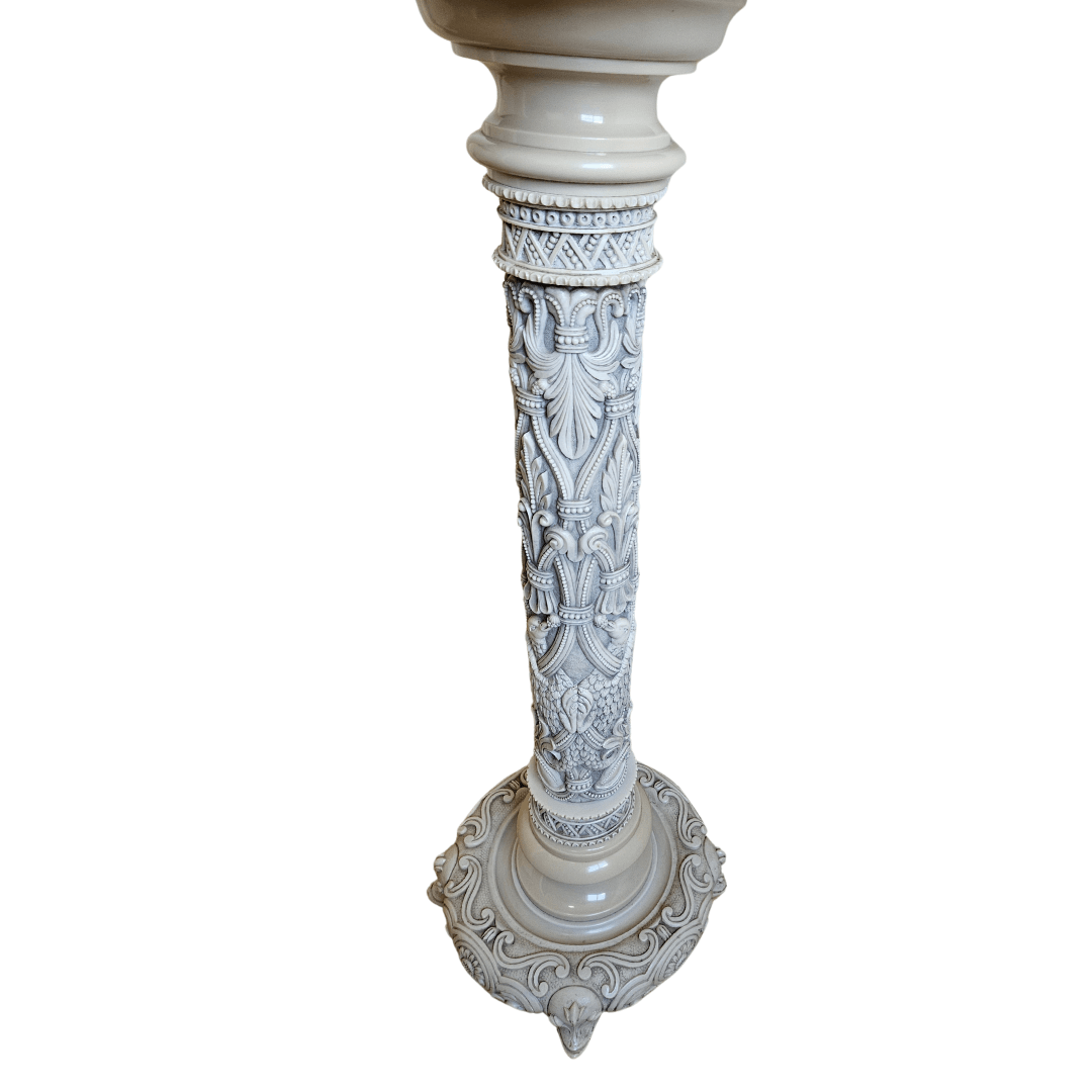 Escultura Vintage Deusa Grega Perséfone com Pedestal