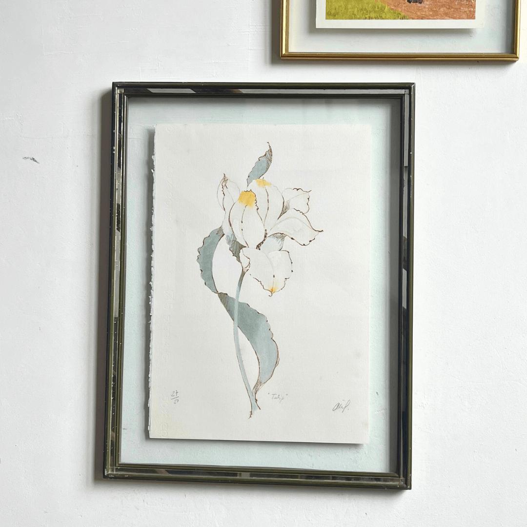 Litografia 'Tulip' de Attilio Baschera, 27/50