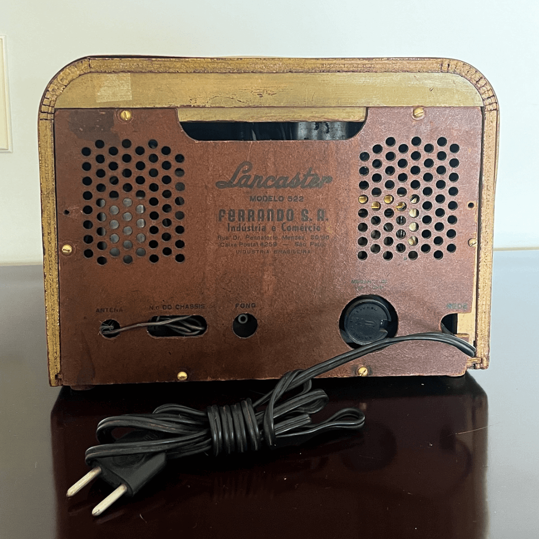 Rádio Antigo Lancaster Modelo 522