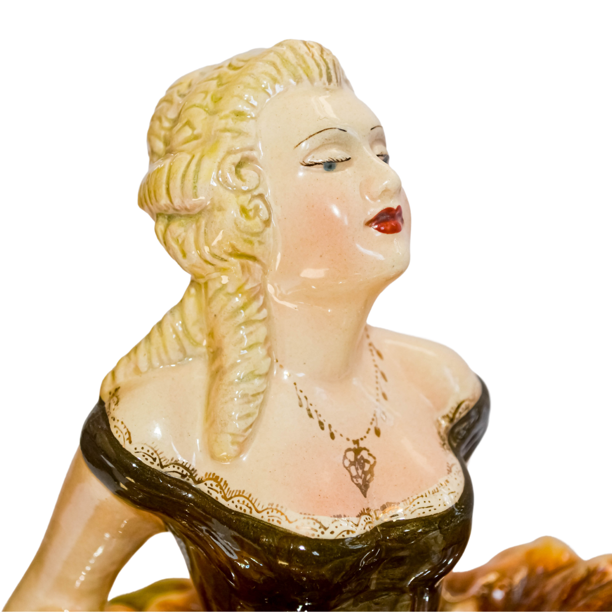 Escultura em Porcelana Tasca Dama dos anos 1950