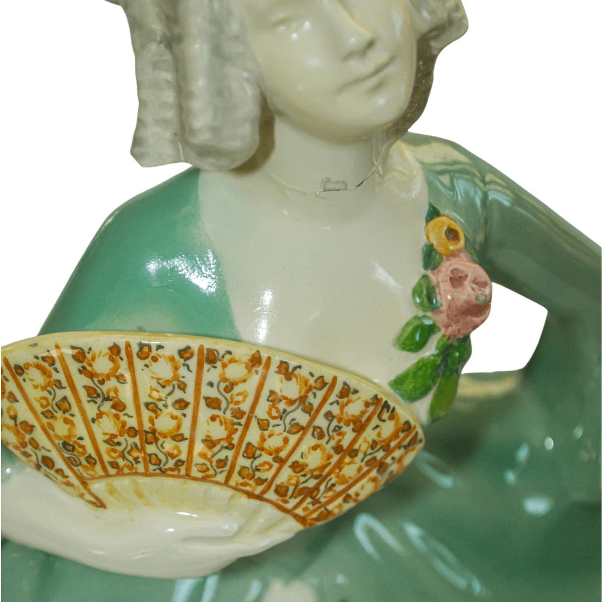Escultura Dama em Porcelana Goldscheider dos anos 1930