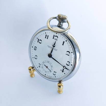 Relógio de Bolso Suíço Eberhard & Co dos anos 1940
