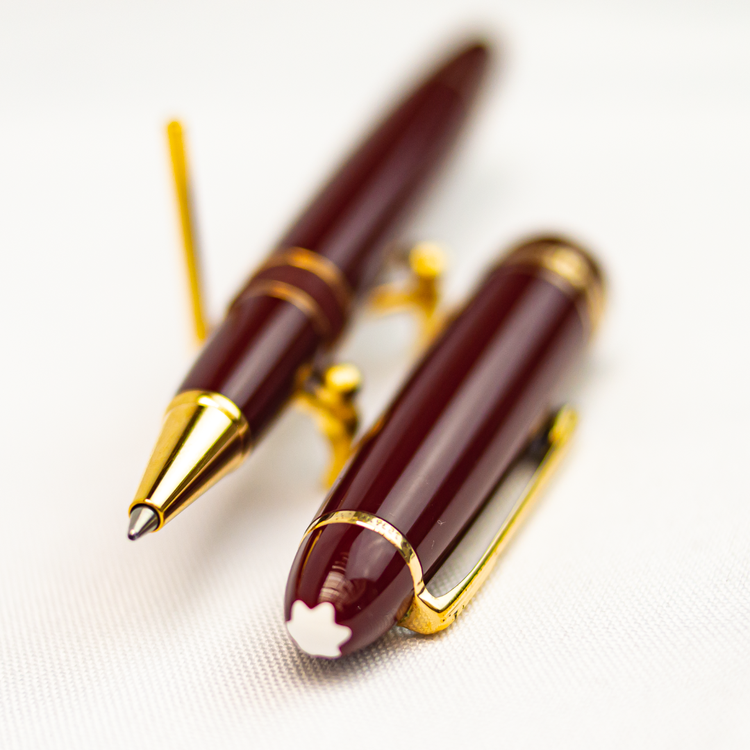 Caneta Rollerball Montblanc Le Grand 162 Bordeaux - 1980