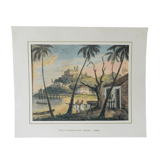 Forte e Convento de St Antônio na Bahia por William Smyth