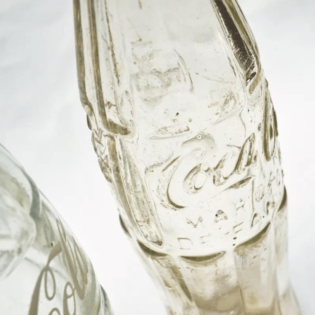 Garrafas Vintage Coca-Cola anos 1980