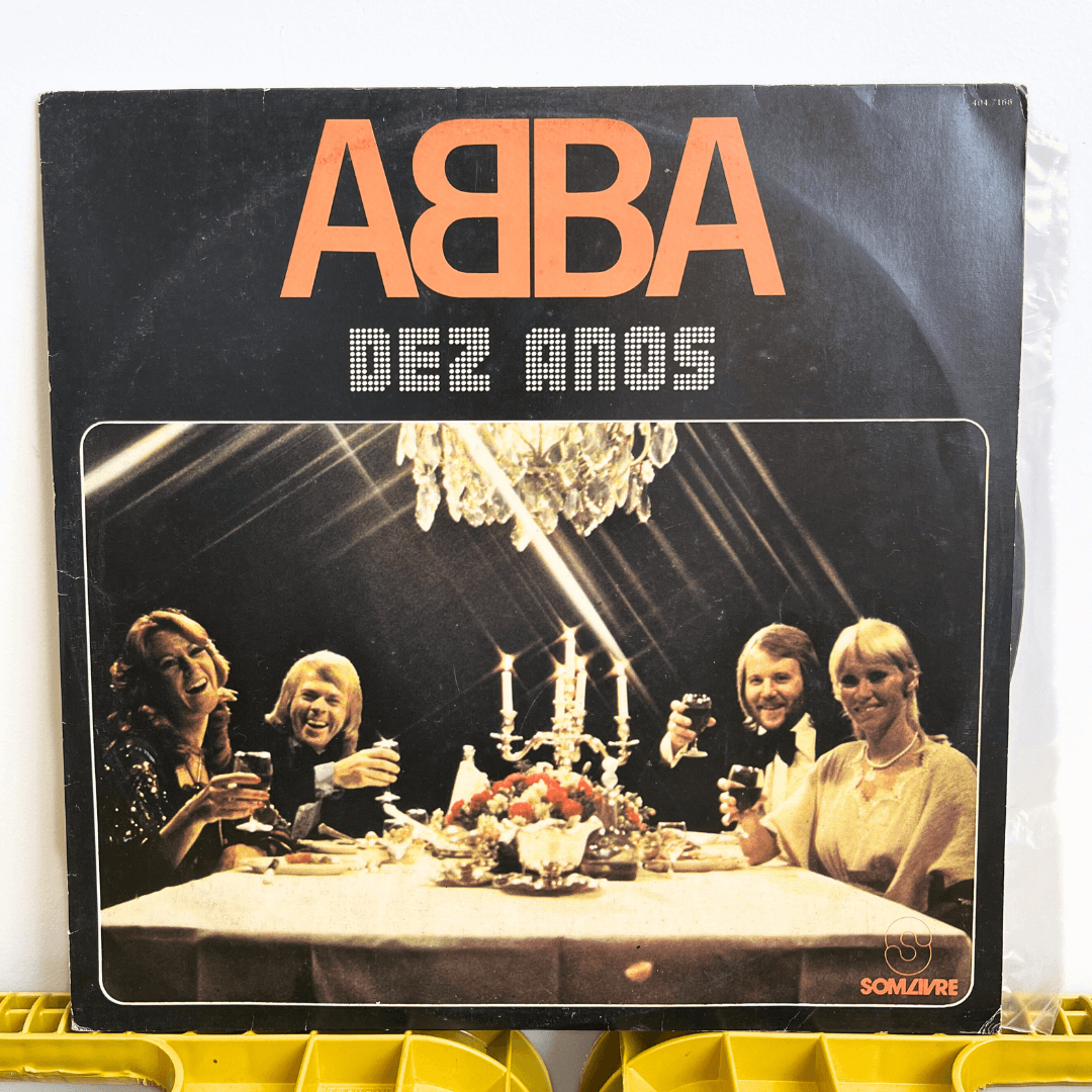 Dupla de Discos de Vinil do ABBA dos anos 1980