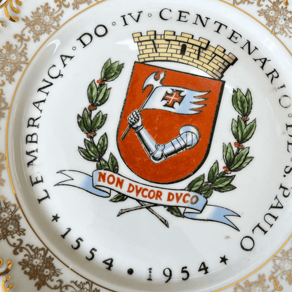 Porcelanas Edição Especial do Centenário de São Paulo marca Schmidt