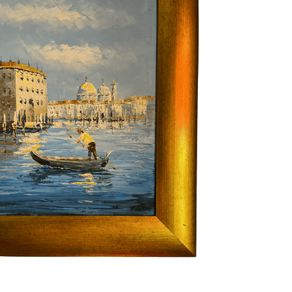 Quadro Emoldurado Vintage Veneza