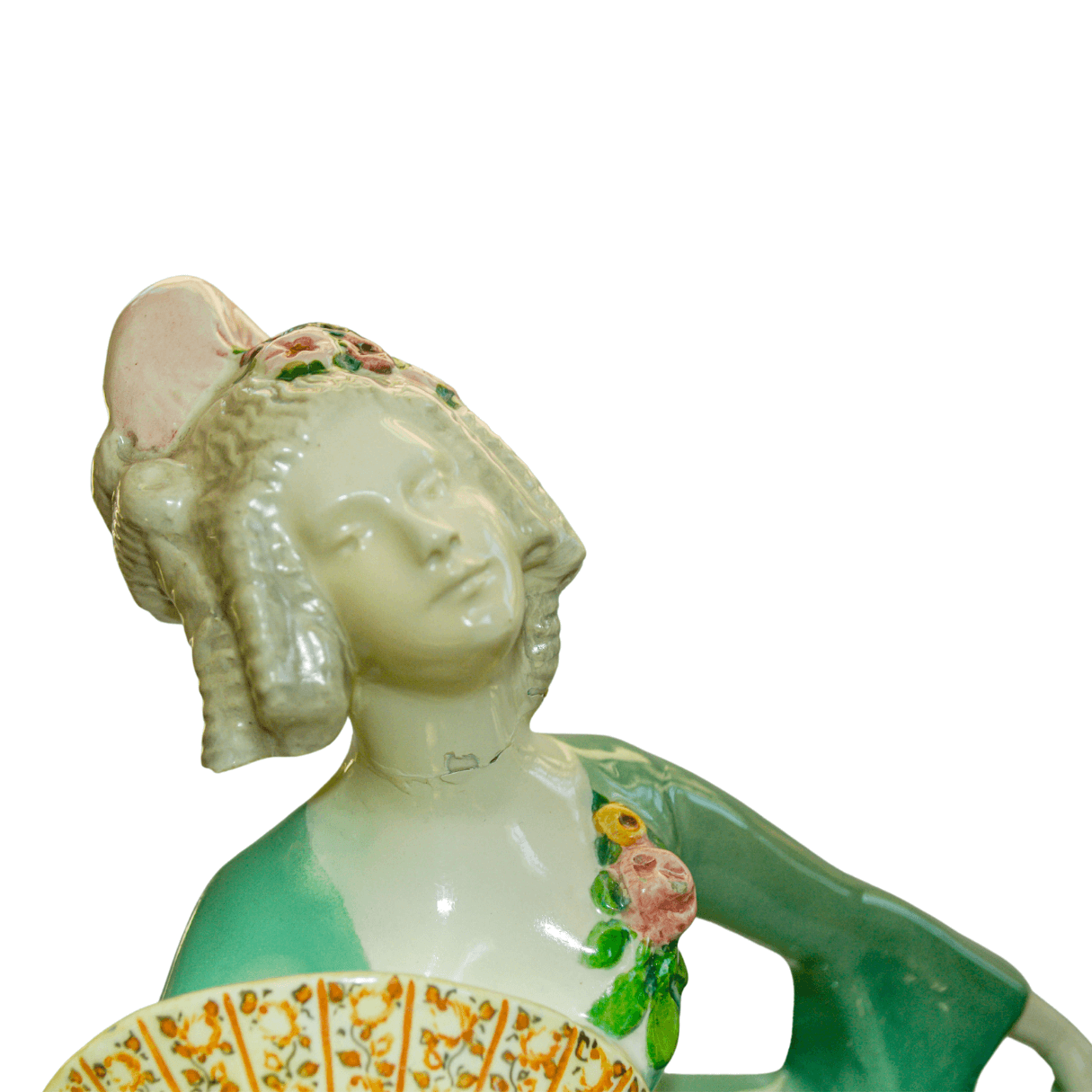 Escultura Dama em Porcelana Goldscheider dos anos 1930