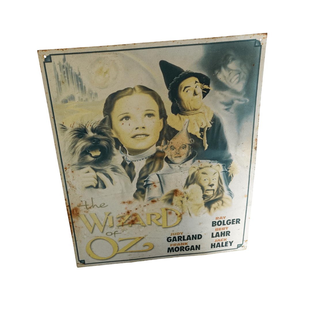 Placa Decorativa Antiga O Mágico de Oz